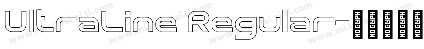 UltraLine Regular字体转换